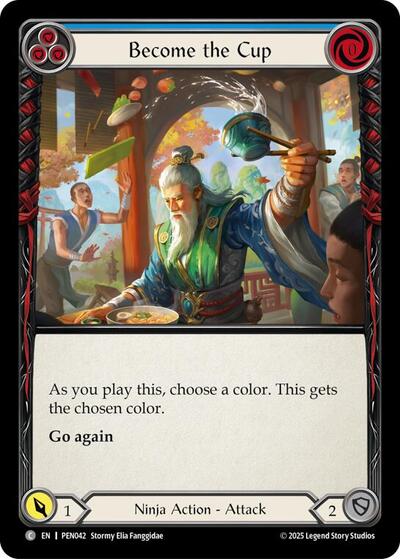 Become The Cup (Blue) (Compendium of Rathe) Near Mint Foil