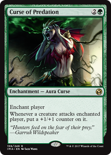 Curse of Predation (Iconic Masters) Near Mint