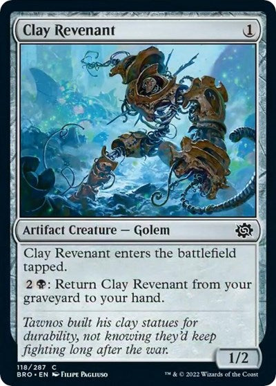 Clay Revenant (The Brothers' War) Near Mint Foil