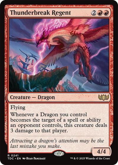 Thunderbreak Regent (Commander: Tarkir: Dragonstorm) Near Mint