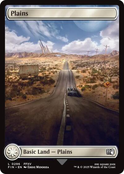 Plains (0296) (Universes Beyond: FINAL FANTASY) Near Mint Foil