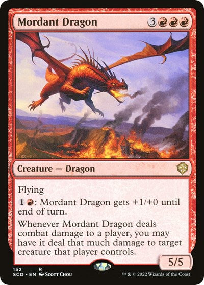 Mordant Dragon (Commander 2022 Starter Decks) Near Mint