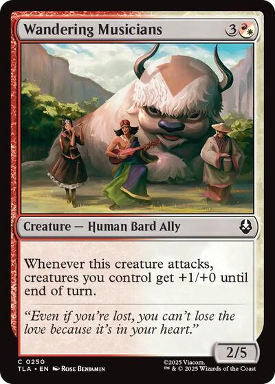 Wandering Musicians (Avatar: The Last Airbender) Near Mint Foil