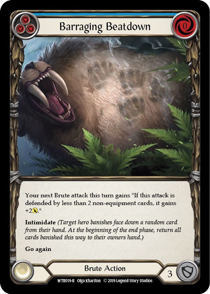 Barraging Beatdown (Blue)