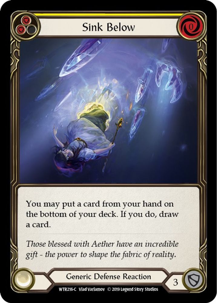 Sink Below (Yellow)