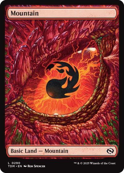 Mountain (0290) (Tarkir: Dragonstorm) Near Mint