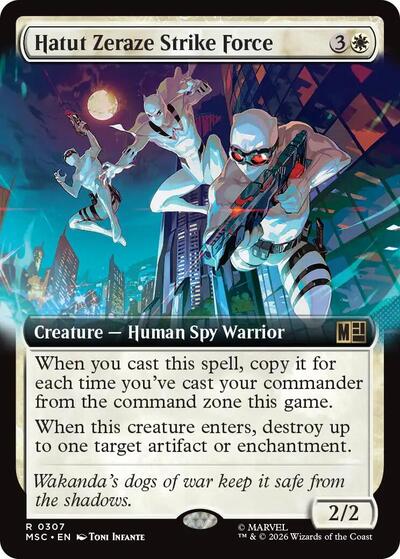 Hatut Zeraze Strike Force (Extended Art) (Commander: Marvel Super Heroes) Near Mint