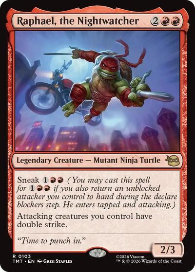 Raphael, the Nightwatcher (Teenage Mutant Ninja Turtles) Near Mint