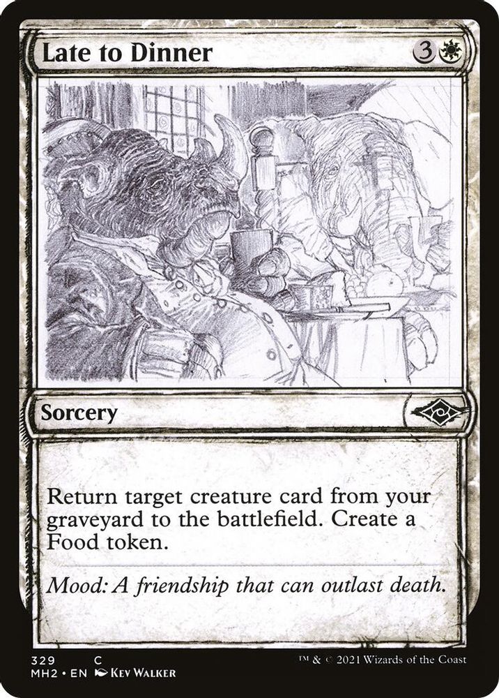 Late to Dinner (Showcase)