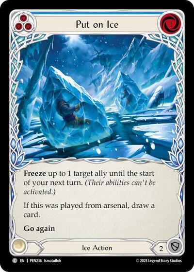 Put On Ice (Blue) (Compendium of Rathe) Near Mint