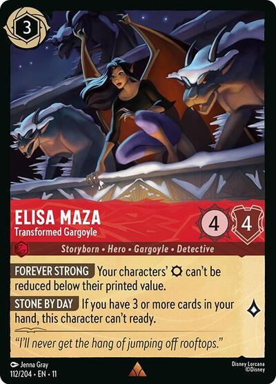 Elisa Maza - Transformed Gargoyle (Winterspell) Near Mint