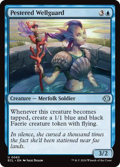 Pestered Wellguard (Lorwyn Eclipsed) Near Mint Foil