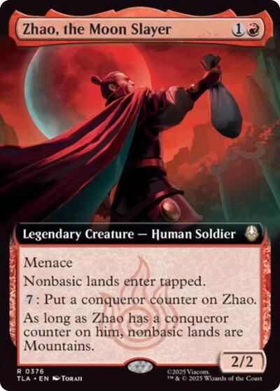 Zhao, the Moon Slayer (Extended Art) (Avatar: The Last Airbender) Near Mint Foil