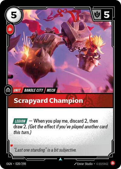 Scrapyard Champion (Origins) Near Mint Foil