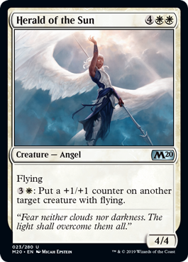 Herald of the Sun (Magic 2020 Core Set) Near Mint
