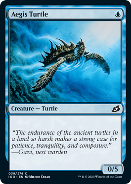 Aegis Turtle (Ikoria: Lair of Behemoths) Near Mint Foil