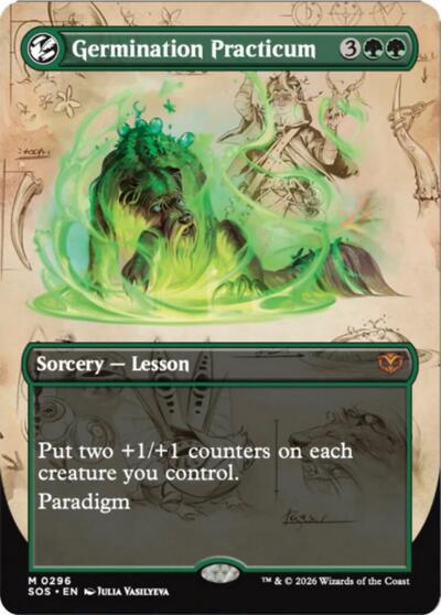 Germination Practicum (Borderless) (Secrets of Strixhaven) Near Mint Foil