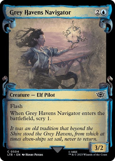 Grey Havens Navigator (Showcase Scrolls) (Universes Beyond: The Lord of the Rings: Tales of Middle-earth) Near Mint