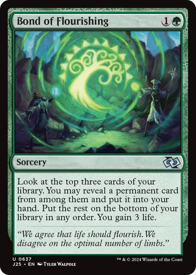 Bond of Flourishing (Foundations Jumpstart) Near Mint