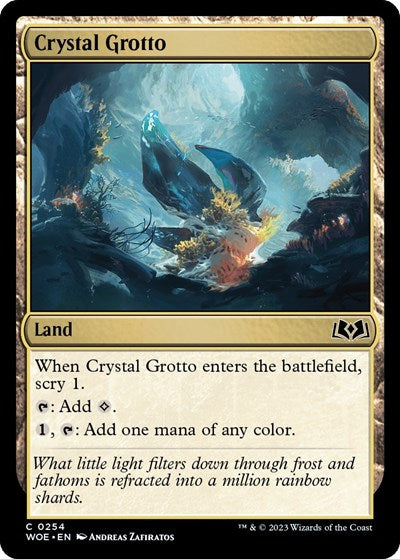 Crystal Grotto (Wilds of Eldraine) Near Mint