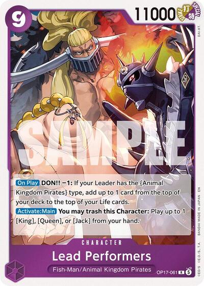 Lead Performers (The World's Strongest Warriors) Near Mint Foil