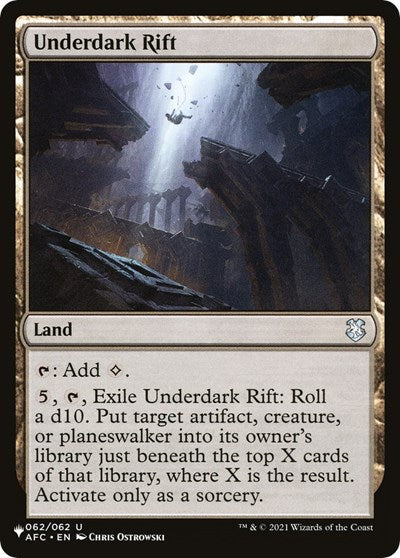 Underdark Rift (The List) Near Mint