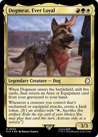 Dogmeat, Ever Loyal (Universes Beyond: Fallout) Near Mint Foil