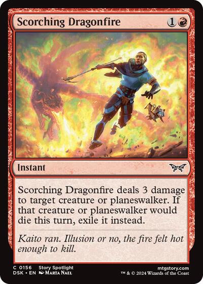 Scorching Dragonfire (Duskmourn: House of Horror) Near Mint