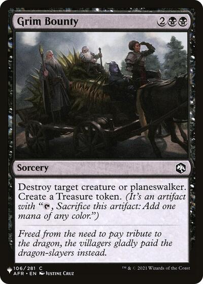 Grim Bounty (The List) Near Mint