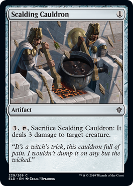 Scalding Cauldron (Throne of Eldraine) Near Mint Foil