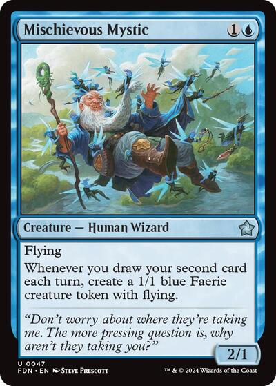 Mischievous Mystic (Foundations) Near Mint