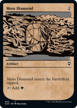 Moss Diamond (Showcase) (Commander Legends: Battle for Baldur's Gate) Near Mint