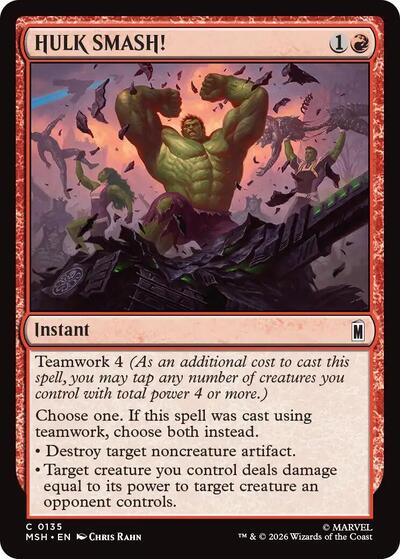 HULK SMASH! (Marvel Super Heroes) Near Mint Foil