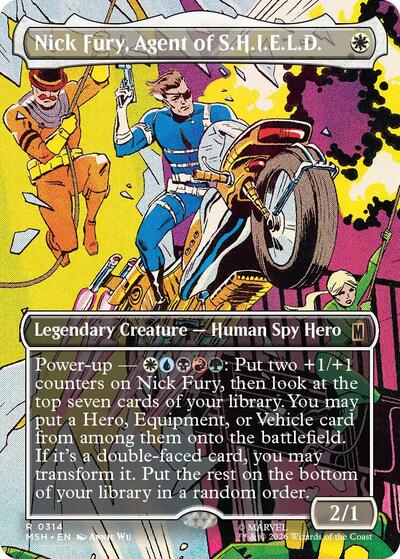 Nick Fury, Agent of S.H.I.E.L.D. (Borderless) (Marvel Super Heroes) Near Mint Foil