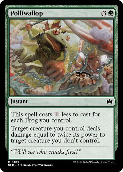 Polliwallop (Bloomburrow) Near Mint Foil