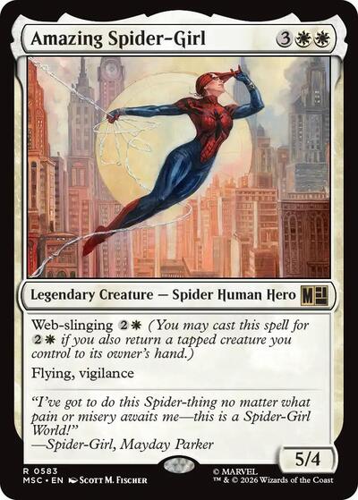 Amazing Spider-Girl (Commander: Marvel Super Heroes) Near Mint Foil