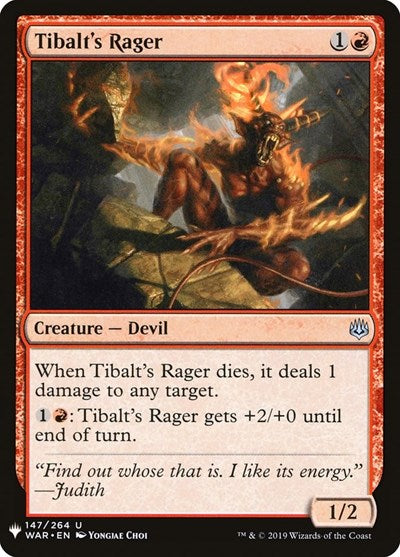Tibalt's Rager (Mystery Booster) Near Mint
