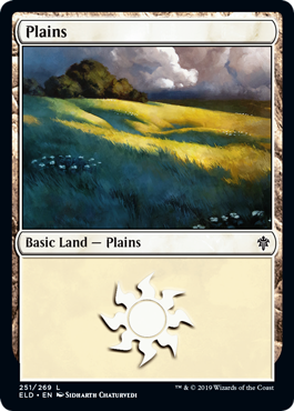 Plains (251) (Throne of Eldraine) Near Mint Foil