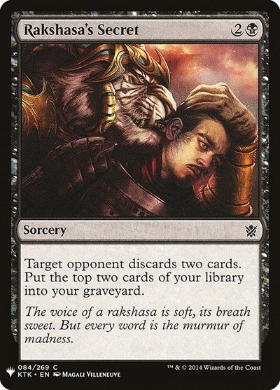 Rakshasa's Secret (Mystery Booster) Near Mint