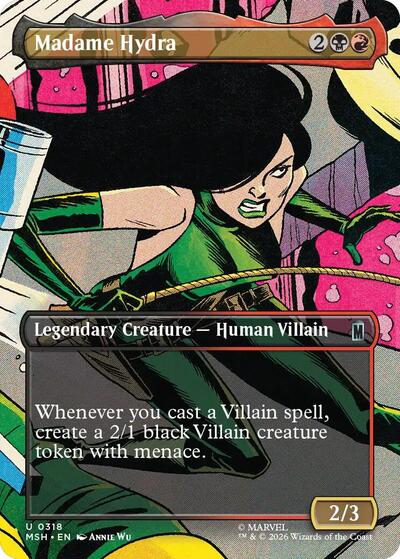 Madame Hydra (Borderless) (Marvel Super Heroes) Near Mint Foil