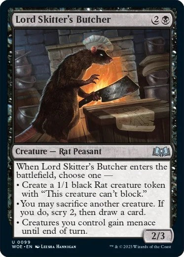 Lord Skitter's Butcher (Wilds of Eldraine) Near Mint