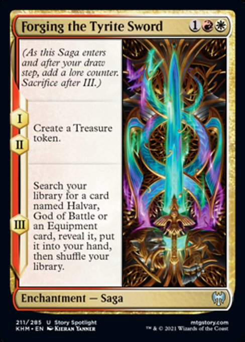 Forging the Tyrite Sword (Kaldheim) Near Mint Foil
