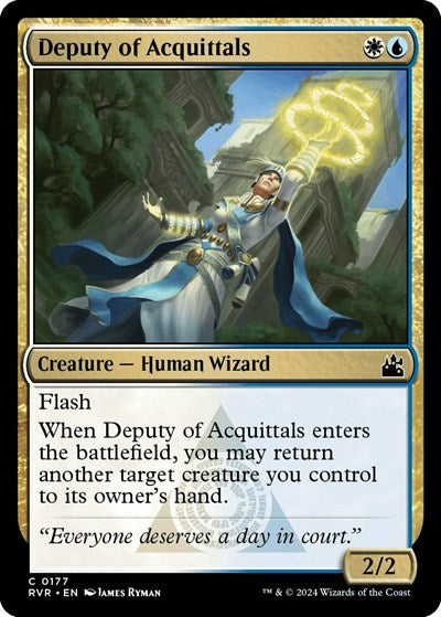 Deputy of Acquittals (Ravnica Remastered) Near Mint Foil