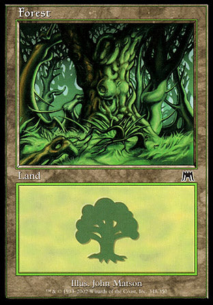 Forest (348) (Onslaught) Near Mint