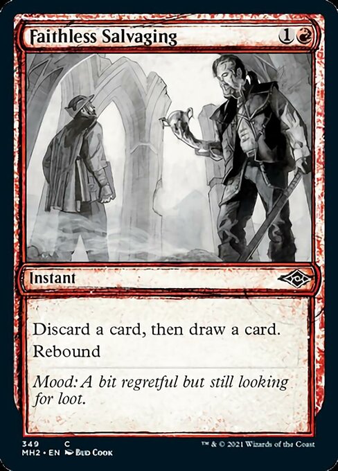 Faithless Salvaging (Showcase) (Modern Horizons 2) Near Mint