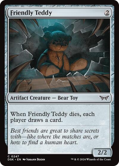 Friendly Teddy (Duskmourn: House of Horror) Near Mint Foil