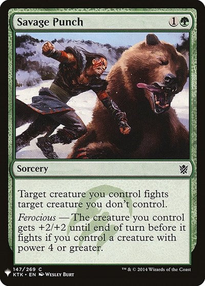 Savage Punch (Mystery Booster) Near Mint