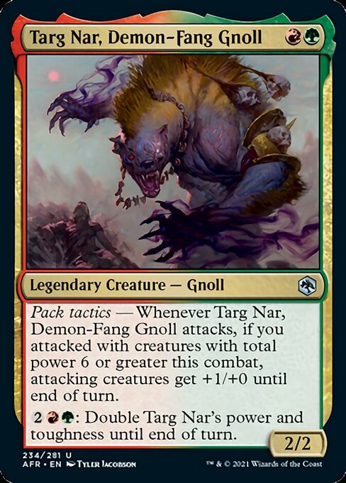 Targ Nar, Demon-Fang Gnoll (Adventures in the Forgotten Realms) Near Mint