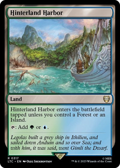 Hinterland Harbor (Commander: The Lord of the Rings: Tales of Middle-earth) Near Mint