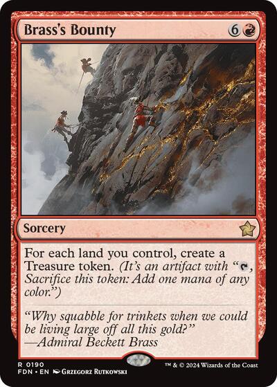 Brass's Bounty (Foundations) Near Mint